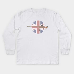 British WW2 Boys Anti-Tank Rifle Kids Long Sleeve T-Shirt